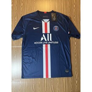Nike PSG Mbappe #7 Home Jersey 2019 2020 Blue Dri-Fit Size 4XL New Futbol Soccer